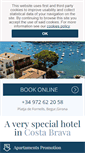 Mobile Screenshot of hotelaiguablava.com